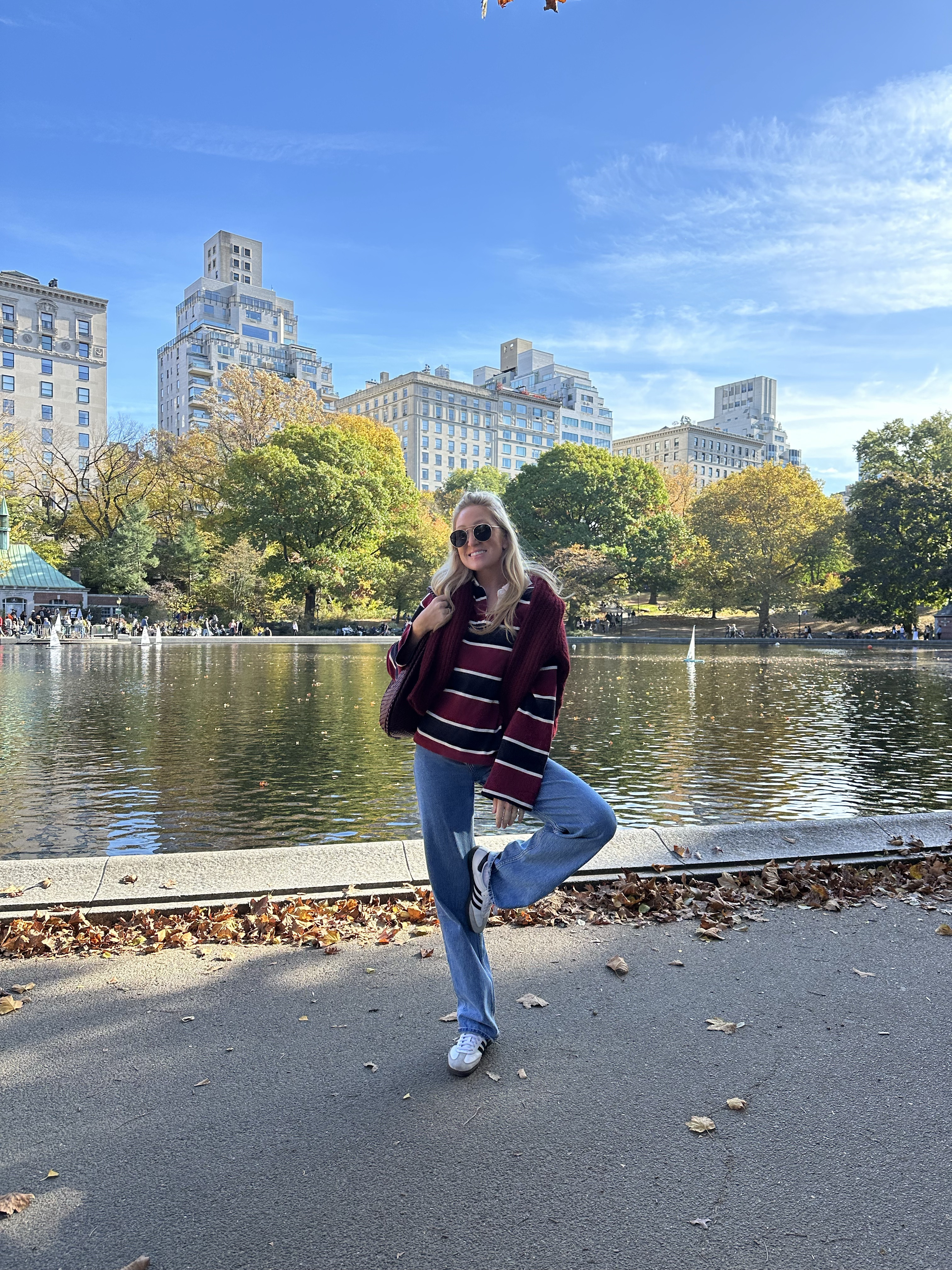 Cute and easy fall outfit- loose denim and a rugby polo! Both run tts! 

#LTKStyleTip #LTKFindsUnder100 #LTKSeasonal