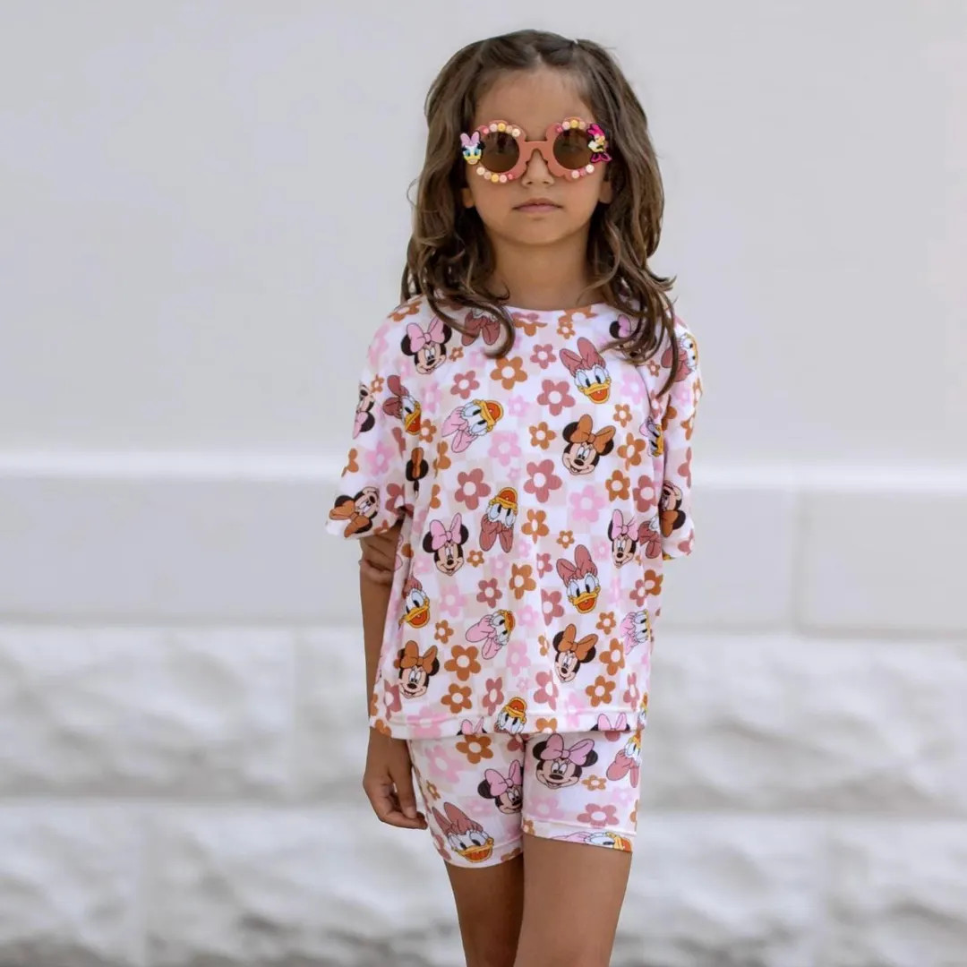 Summer Minnie Daisy Set With Bike Shorts or Breezy Shorts - Etsy | Etsy (US)