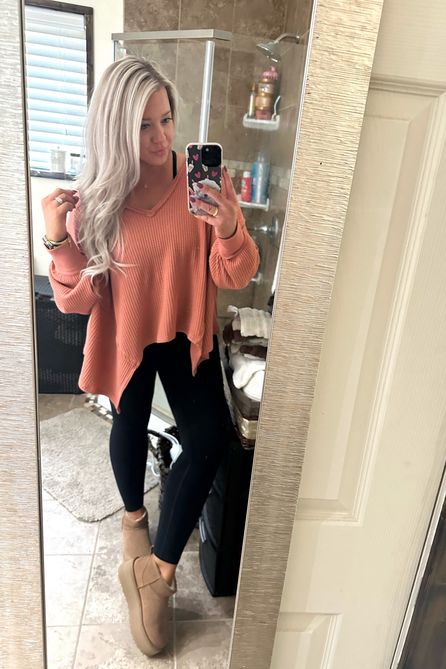 Could there be a more perfect color than “Autumn Glaze?!” Gahhh, I’m in love with everything about this shirt. Why, yes, of course I have it in 5 colors.😁

#LTKSeasonal #LTKworkwear #LTKshoecrush