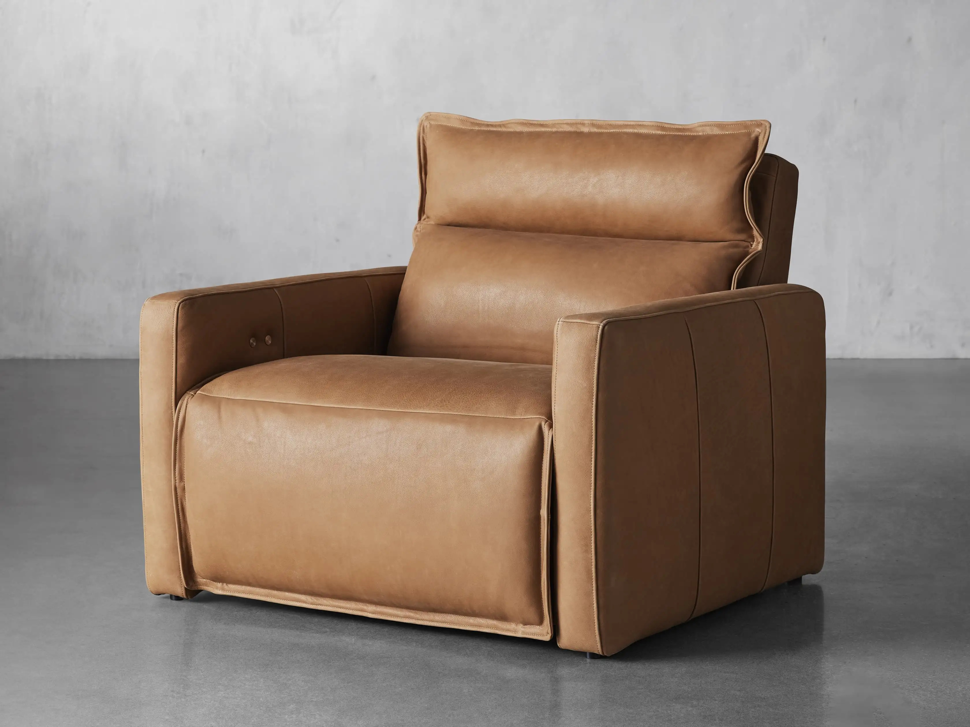 Rowland Leather High-Back Motion Recliner | Arhaus