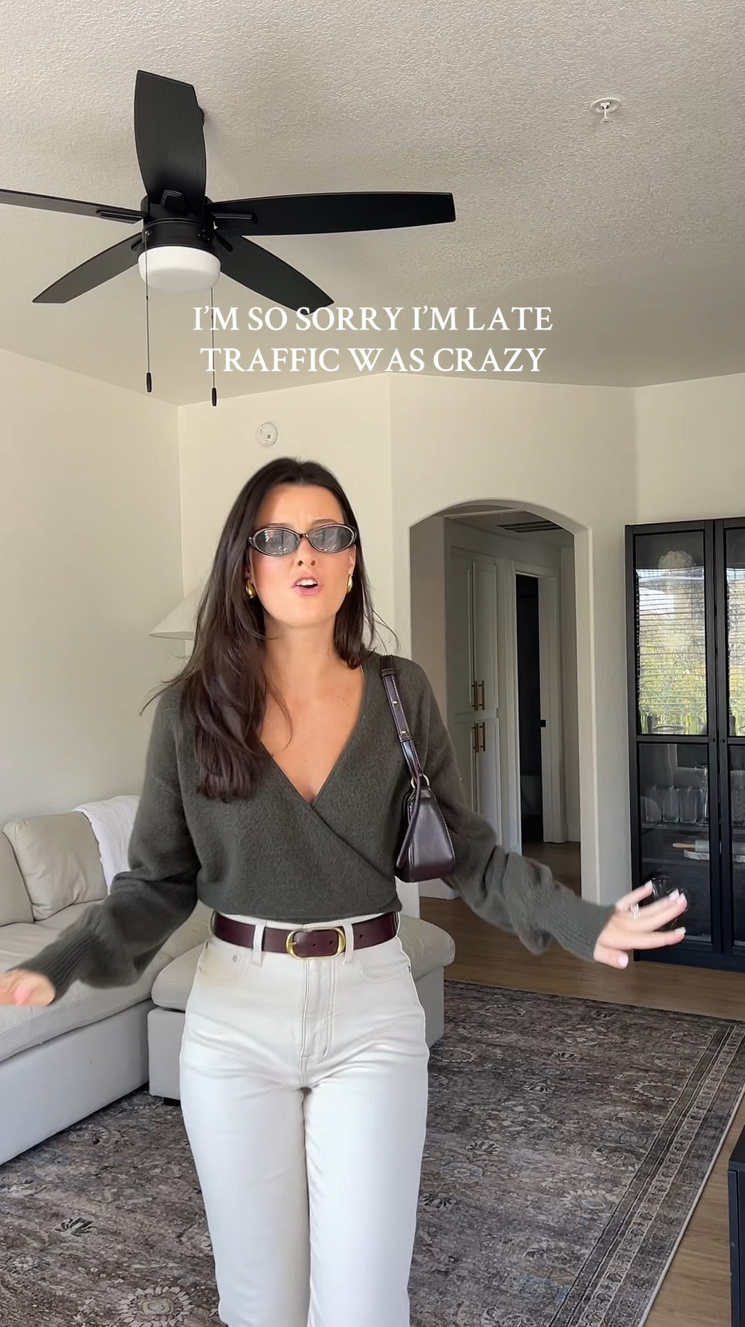 Wearing a size small in the sweater and true size 25 in the jeans! I’m 5’7” and also linking some favorite closet organizing items :) 

#LTKStyleTip #LTKHome #LTKWatchNow