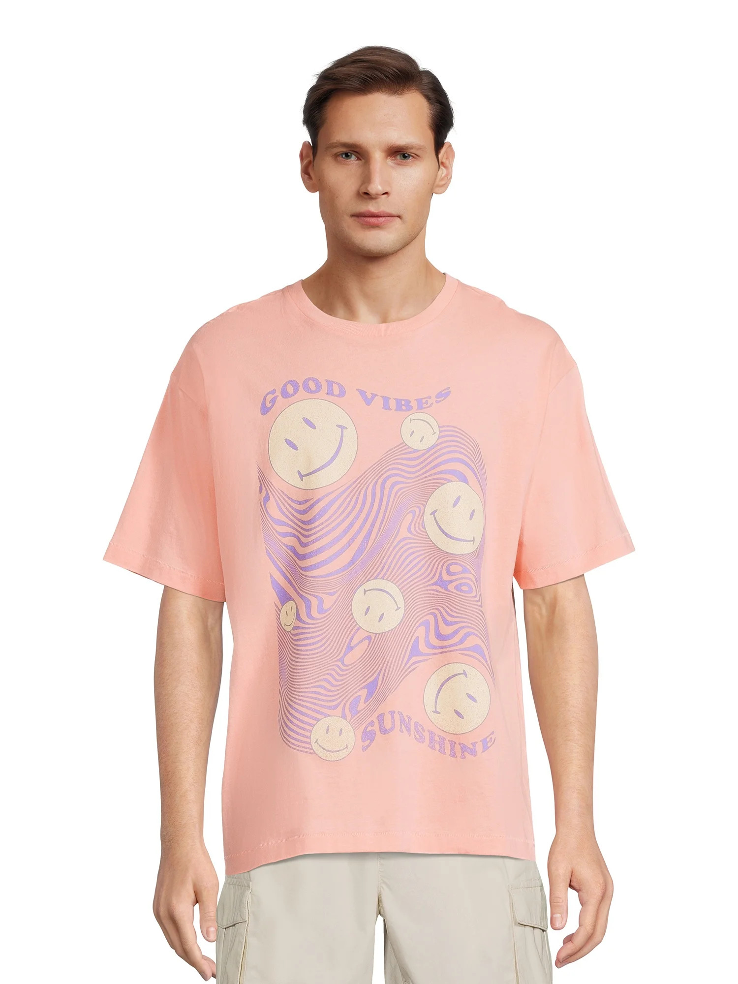 No Boundaries Men's & Big Men's Graphic Oversize Tee Shirt, Sizes XS-3XL | Walmart (US)