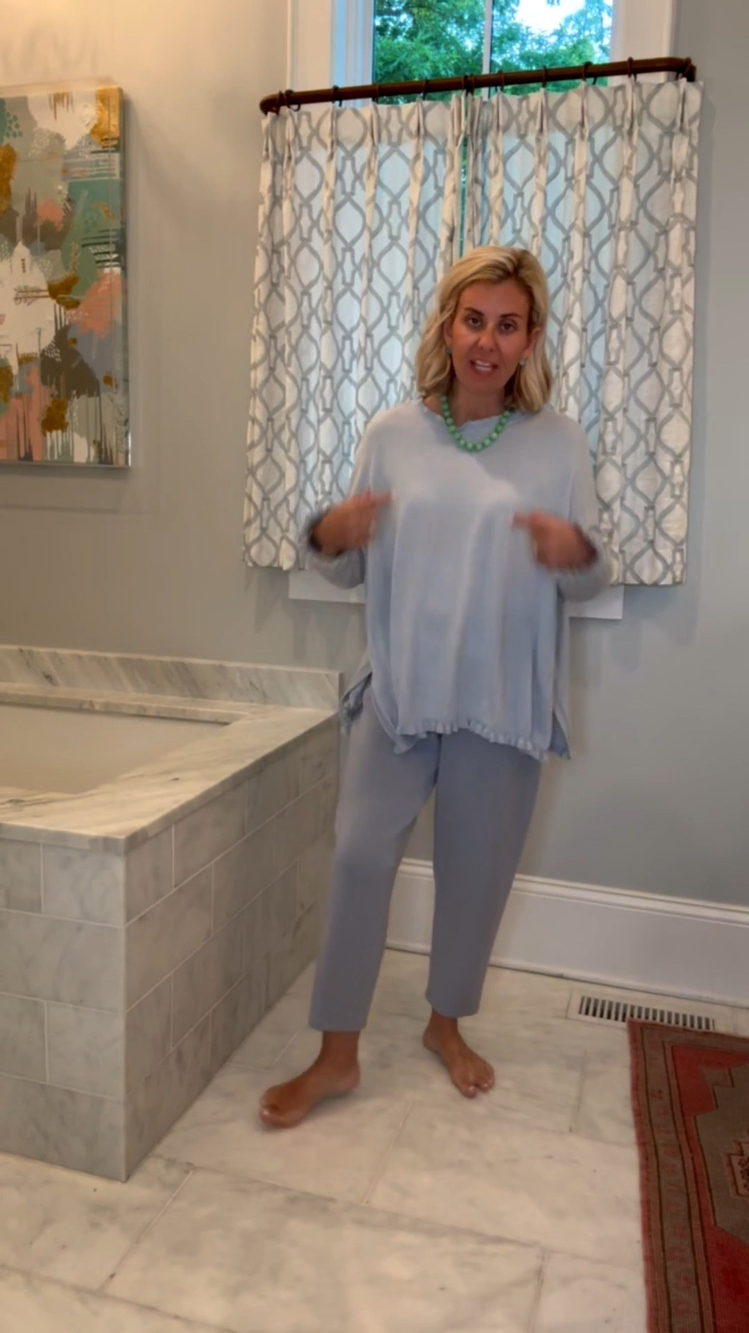 Love a monochromatic look and the all blue look is such a yes! The Mersea sweater that we all know and love… literally wear it year-round. 
Sweater - o/s
Pants - small petite
Heel - 8 tts

#LTKootd #LTKgrwm #LTKmomlife