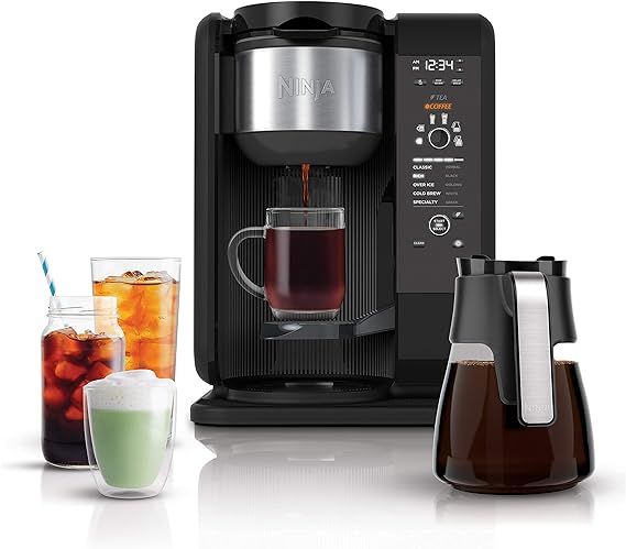 Ninja Hot and Cold Brewed System, Auto-iQ Tea and Coffee Maker with 6 Brew Sizes, 5 Brew Styles, ... | Amazon (US)