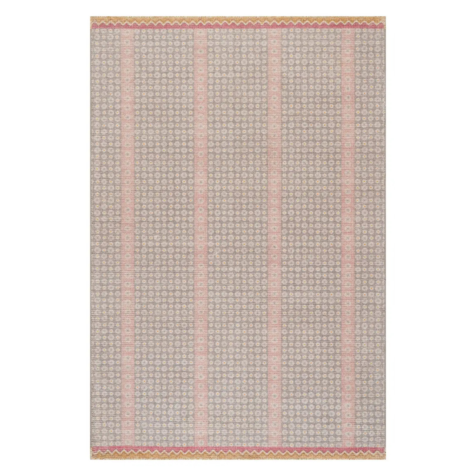 Pondicheri Hand-Tufted Striped Wool-Blend Rug | Annie Selke