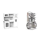 Melissa & Doug Wooden Chef’s Pretend Play Toy Kitchen with “Ice” Cube Dispenser – Kids Kitchen Play  | Amazon (US)