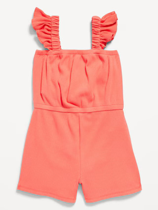 Sleeveless Ribbed Romper for Toddler Girls | Old Navy (US)