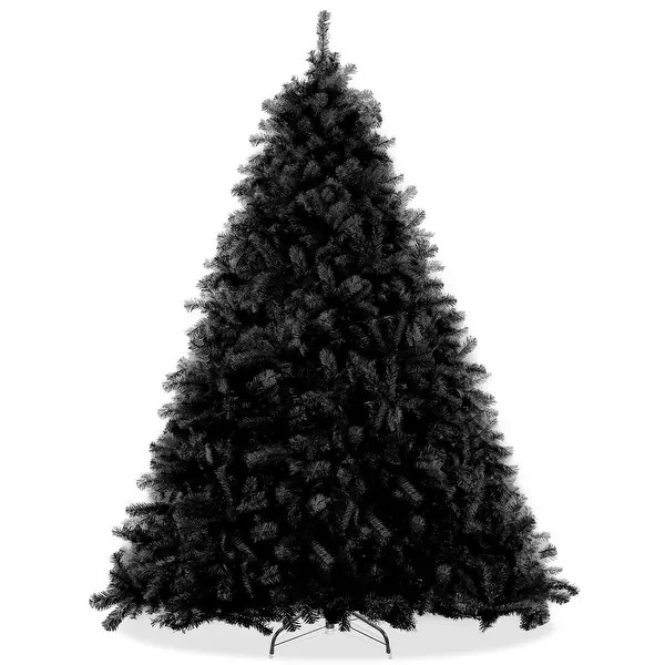 7.5FT Black Spruce Artificial Holiday Christmas Tree with Metal Stand - 7.5 ft | Bed Bath & Beyond
