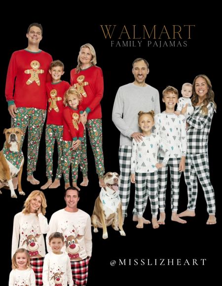 Walmart family matching Christmas pajamas! 

#LTKsalealert #LTKCyberWeek #LTKfamily