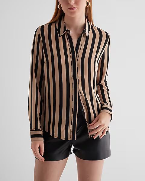 Relaxed Striped Portofino Shirt | Express