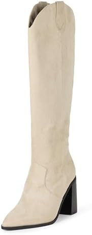 The Drop Women's Cassandra Knee-high Western Boot Overknee | Amazon (US)