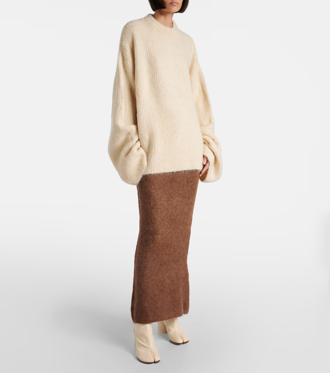 Ribbed-knit oversized sweater | Mytheresa (US/CA)
