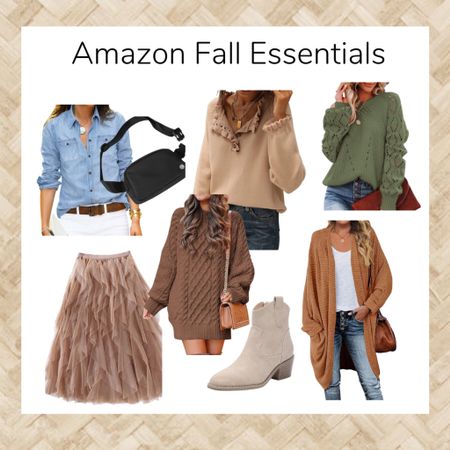 Amazon fall essentials... 

I've reviewed the most popular Amazon look and found the DUPES, omitted the DUDS and included my Anthropologie dupe tulle skirt and chambray top! 

#amazonfashion #amazonfallfashion #fashionhaul

#LTKSeasonal #LTKstyletip