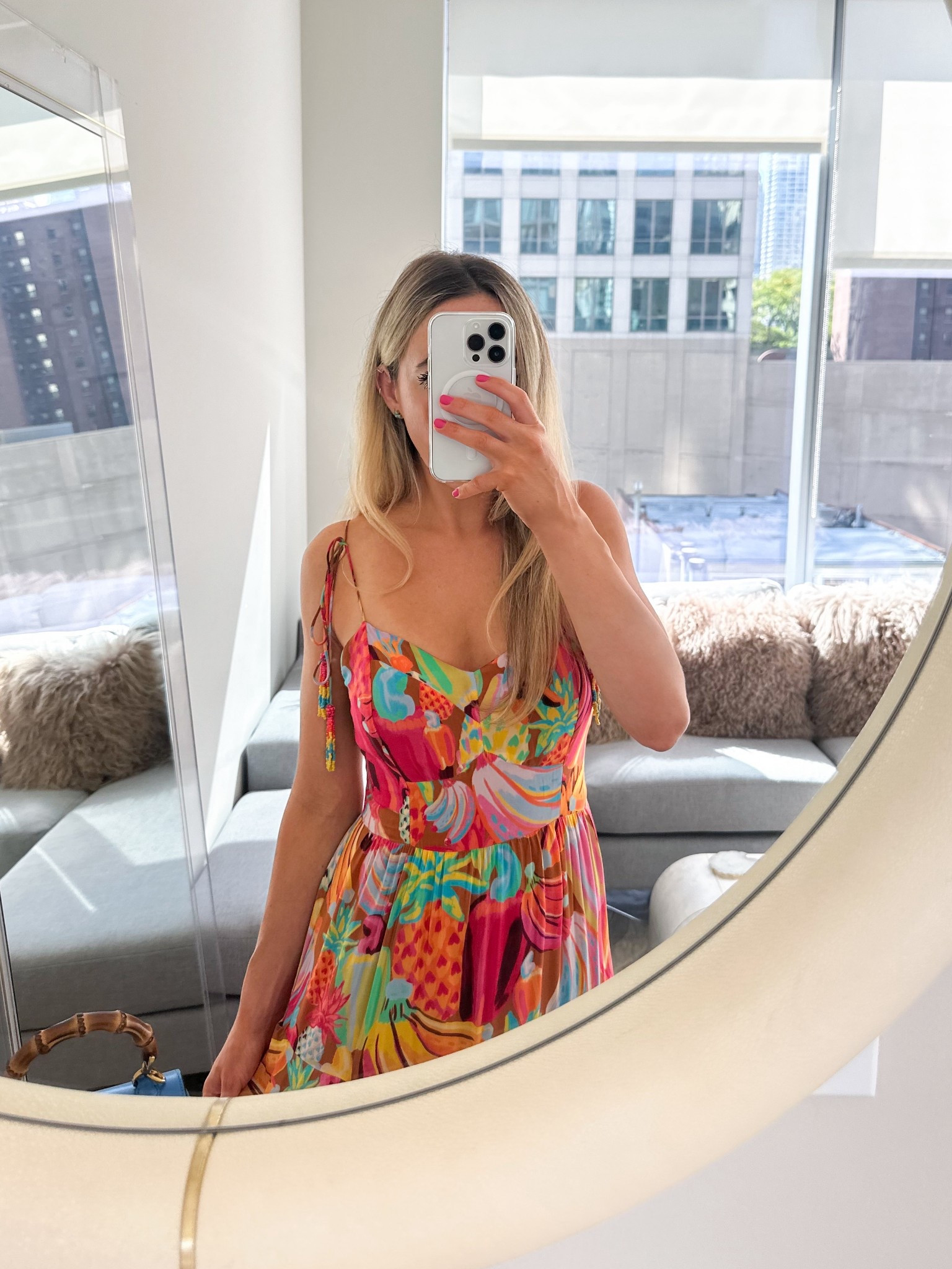 Italy: Daily Outfit 
* my dress is from a few years ago and no longer in stock but linked it on The Real Real 

Sunny getaway outfit : Vibrant dress perfect for warm weather escapes or tropical destinations. Ideal for beach days, dinners, or sunset strolls.

ootd style fashion, farm Rio dress, bright color wedding guest dress, print dress, summer dress, warm weather look, beach vacation dress 

#LTKWedding #LTKSwim #LTKTravel