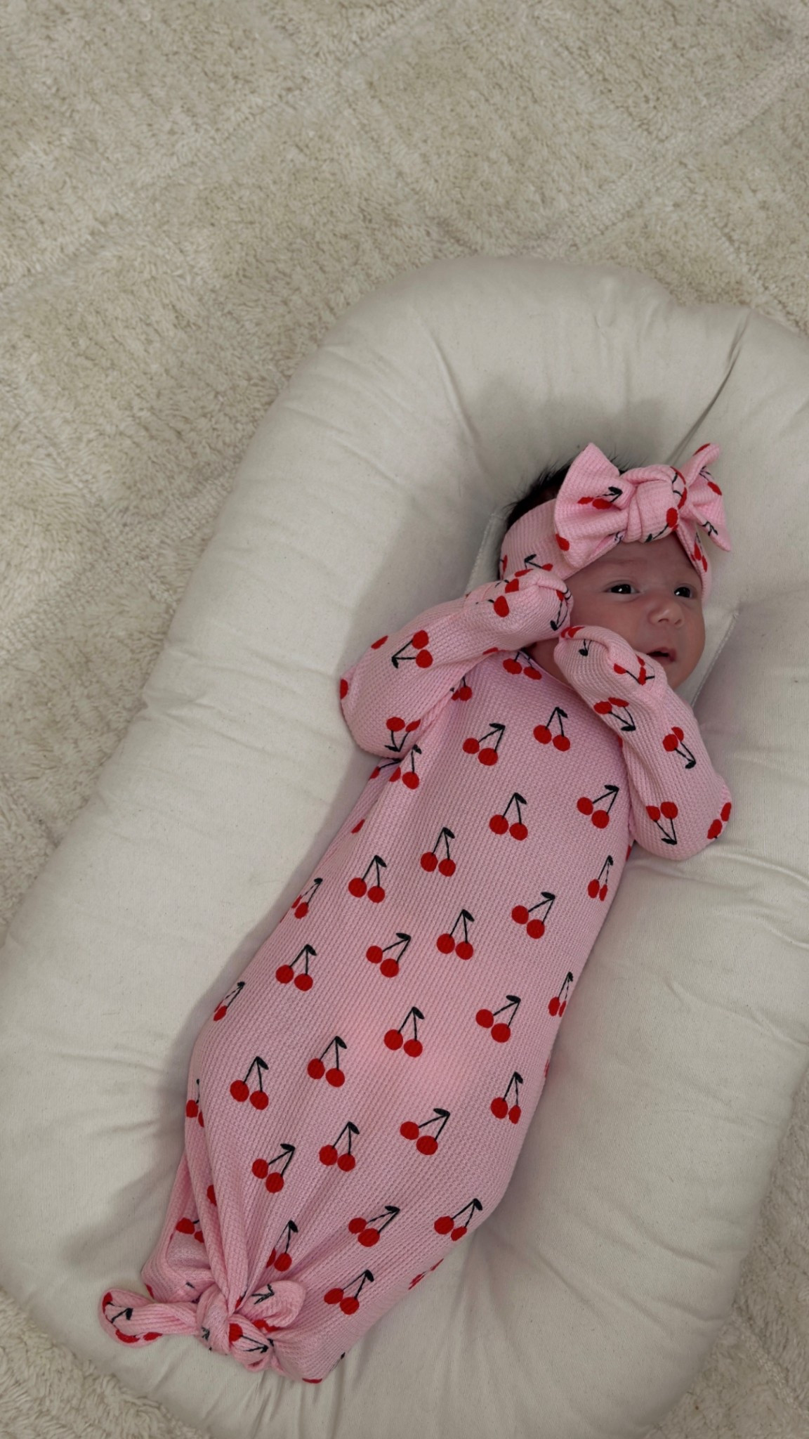 Pink cherries restocked — just ordered the onesie version!

#LTKBaby #LTKBump #LTKFindsUnder50