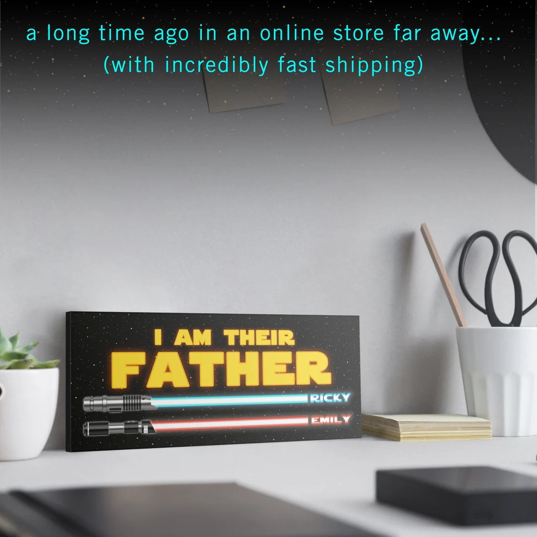 I Am Their Father Dad Gifts, Personalized Gifts for Dad, Wood Dad Sign W/ Kids Names, Custom Gift... | Etsy (US)
