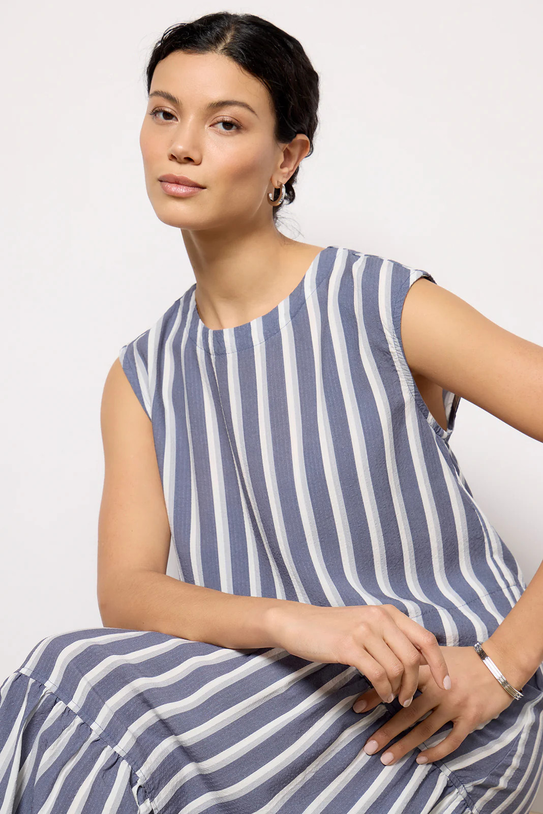 Cali Stripe Shell | Evereve