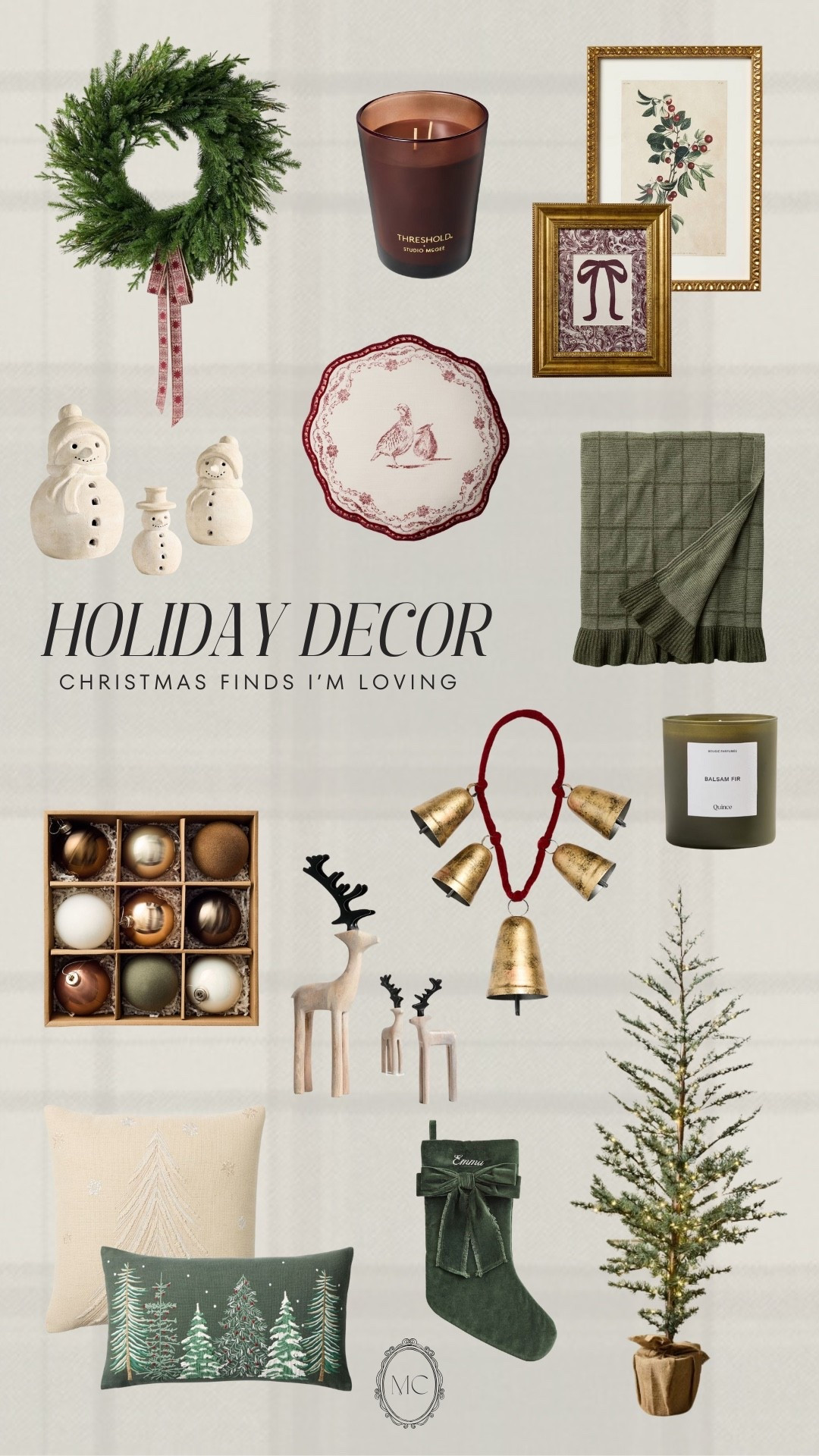 Classic holiday finds that never go out of style 🎄✨ #HomeDecor #HomeFinds #InteriorDesign #DecorInspo #HomeStyle #HomeAesthetic #HomeDetails #CozyHome #ModernHome #NeutralHome #LTKFinds #LTKDecor 

#LTKHome #LTKSeasonal #LTKHoliday #LTKHome