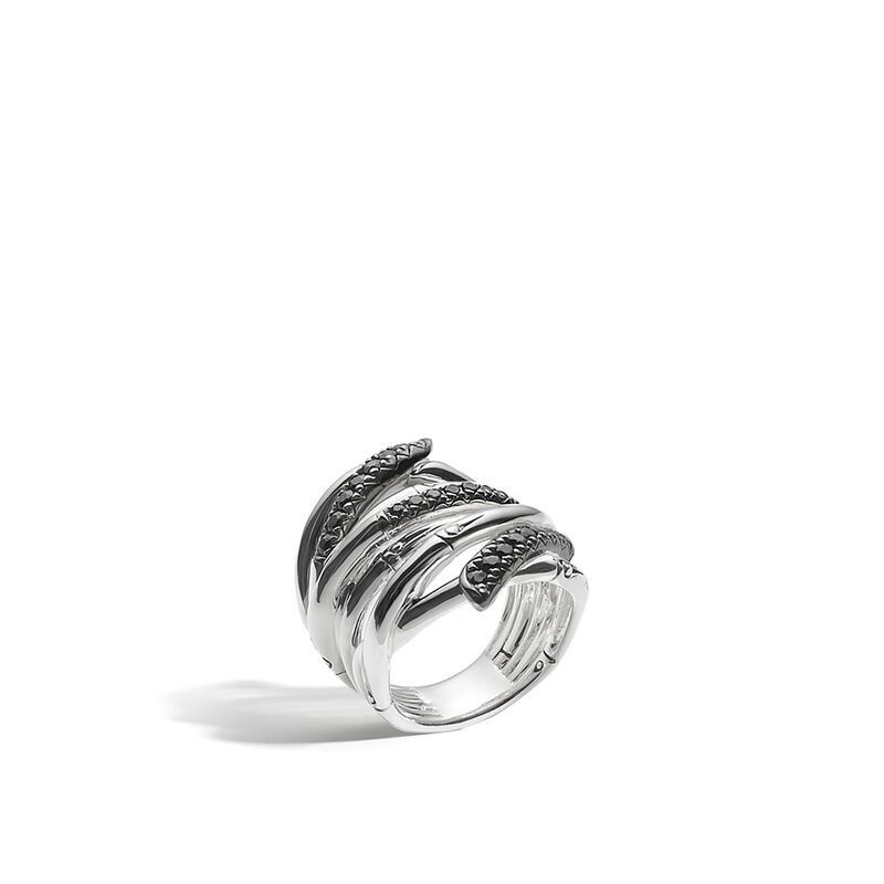 Bamboo Ring with Black Sapphire | John Hardy