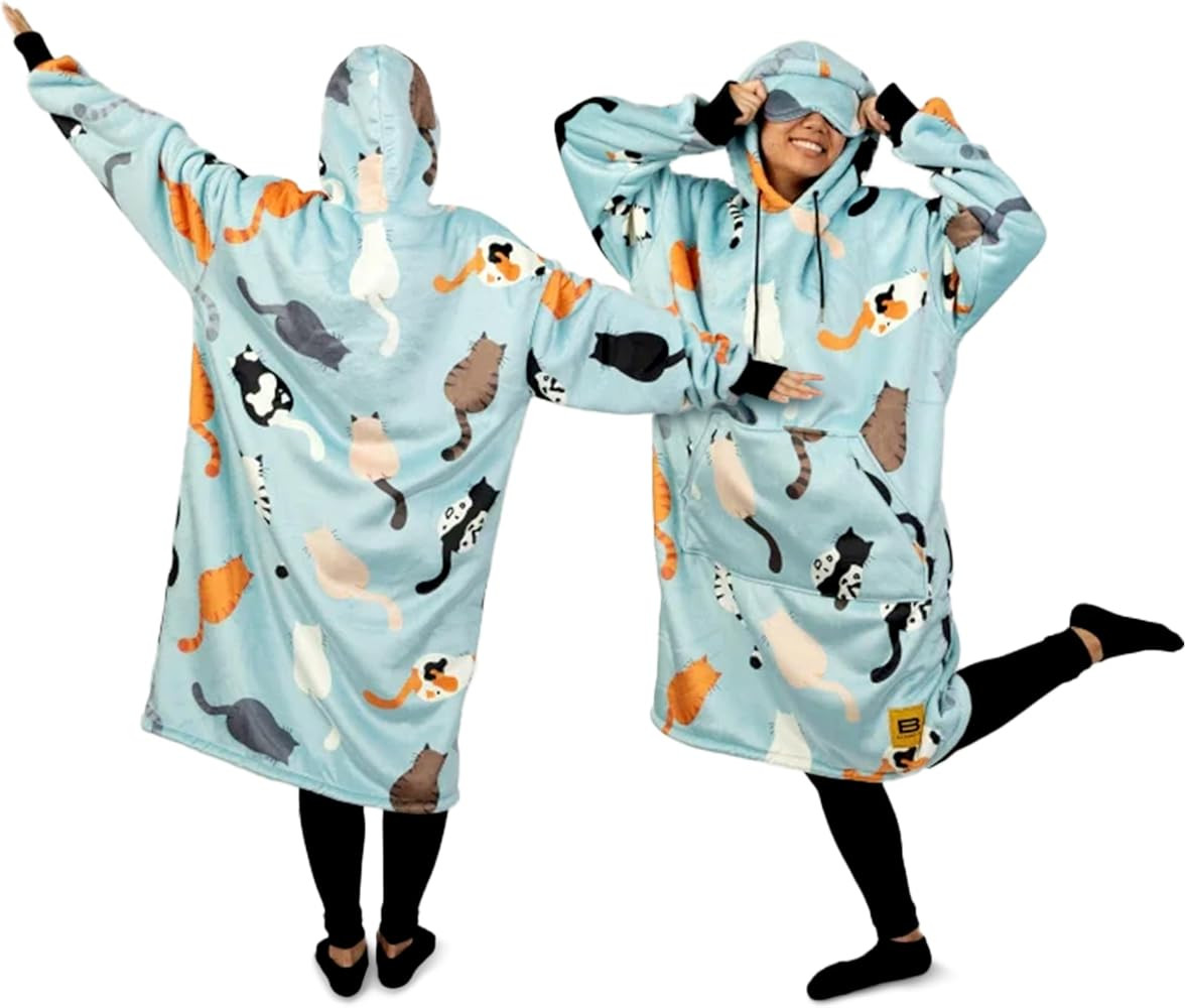 Big Blanket Co Hideout Hoodie - Oversized Blanket Hoodie - Gift for Men, Women & Teens - Plush Ho... | Amazon (US)