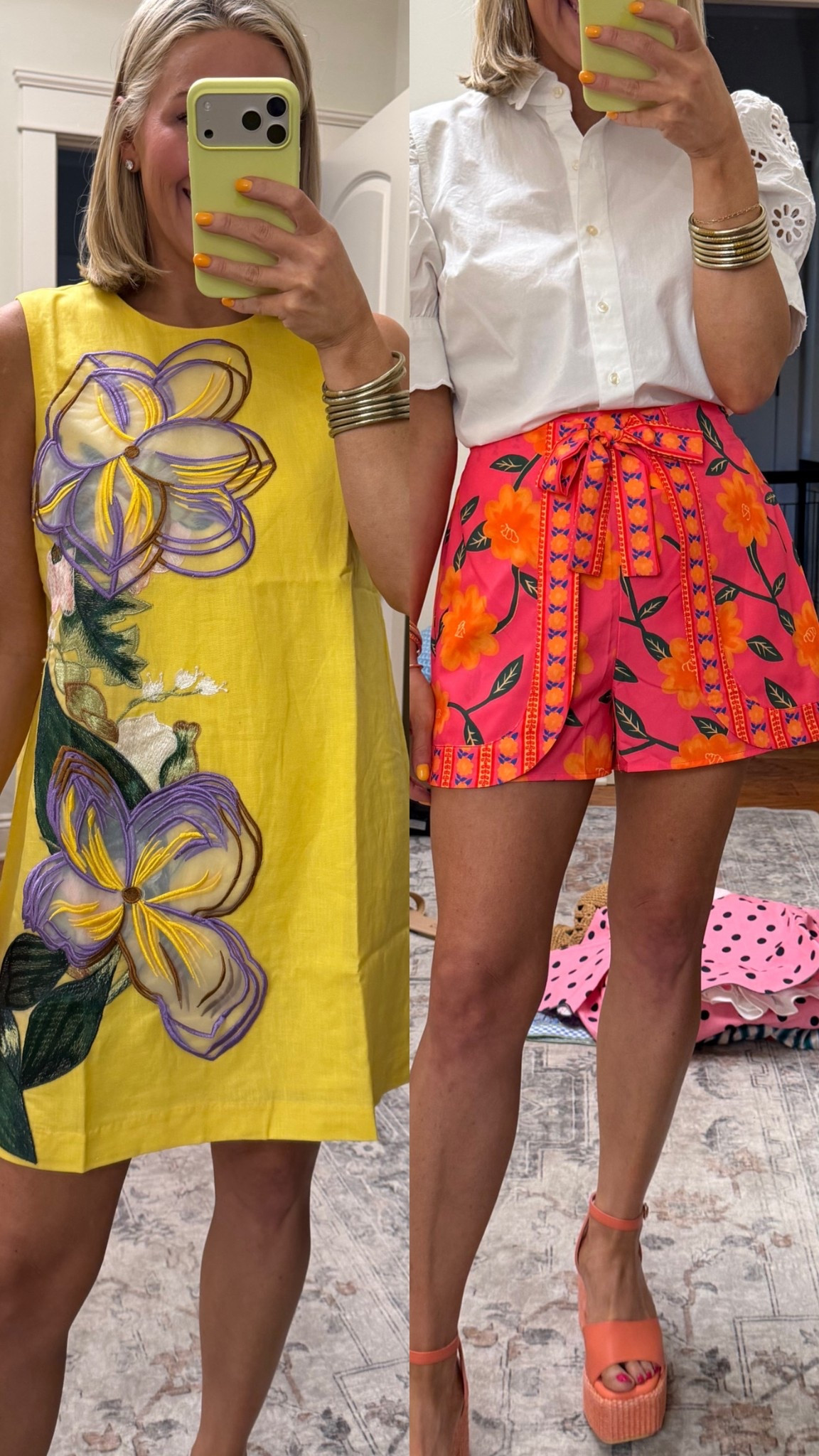 Restock alert!!! 
I just re ordered the yellow in an XS- it runs big and a small in the short/skort situation it’s so darling!!! Linked some other fun finds I ordered too!!! My discount code is BOBBISAVE30

#LTKootd #LTKPetite #LTKmomlife