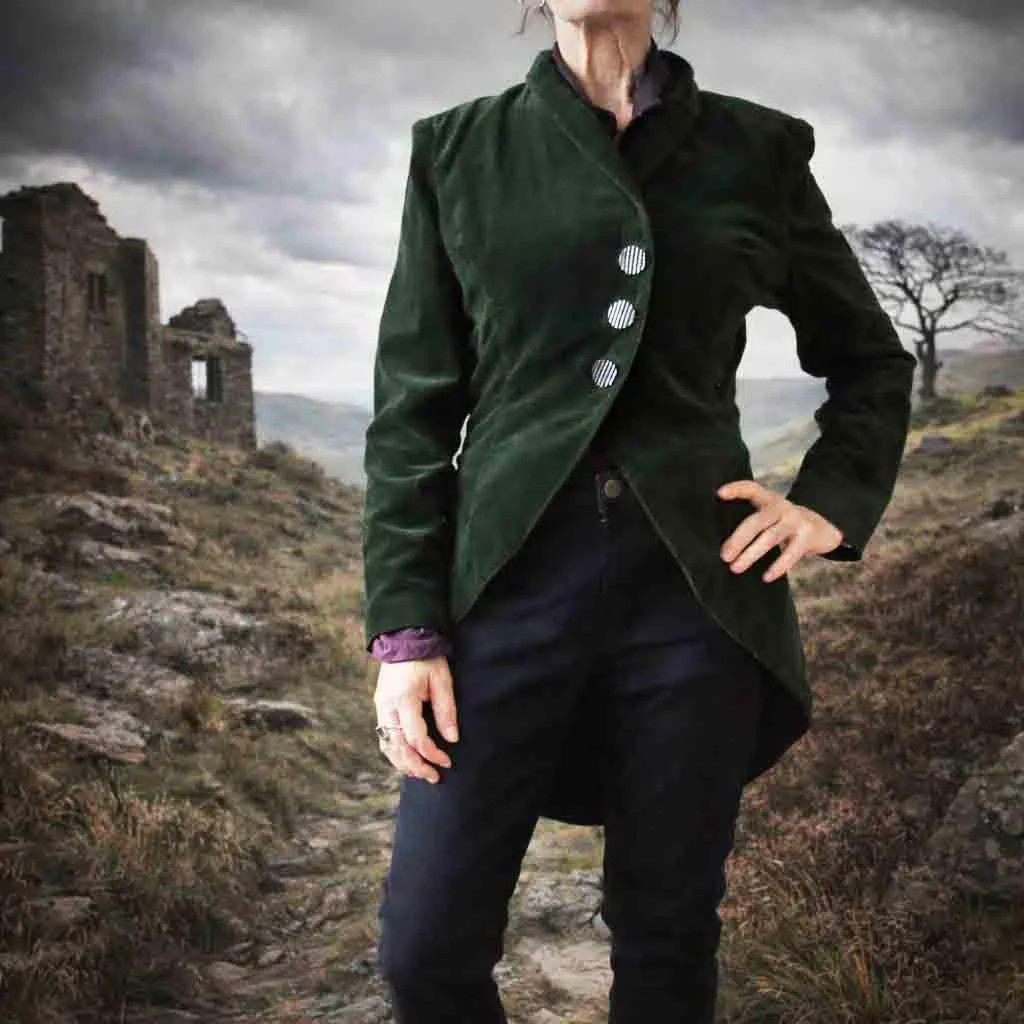 Vintage 80s Green Velveteen Riding Heathcliff Tail Coat Jacket Small Medium Jenny Bannister 20% Off for 2 or more items MORETHANONE20 | Etsy (Global)