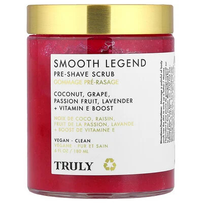 Truly Beauty, Smooth Legend Pre-Shave Scrub, 6 fl oz (180 ml) | iHerb