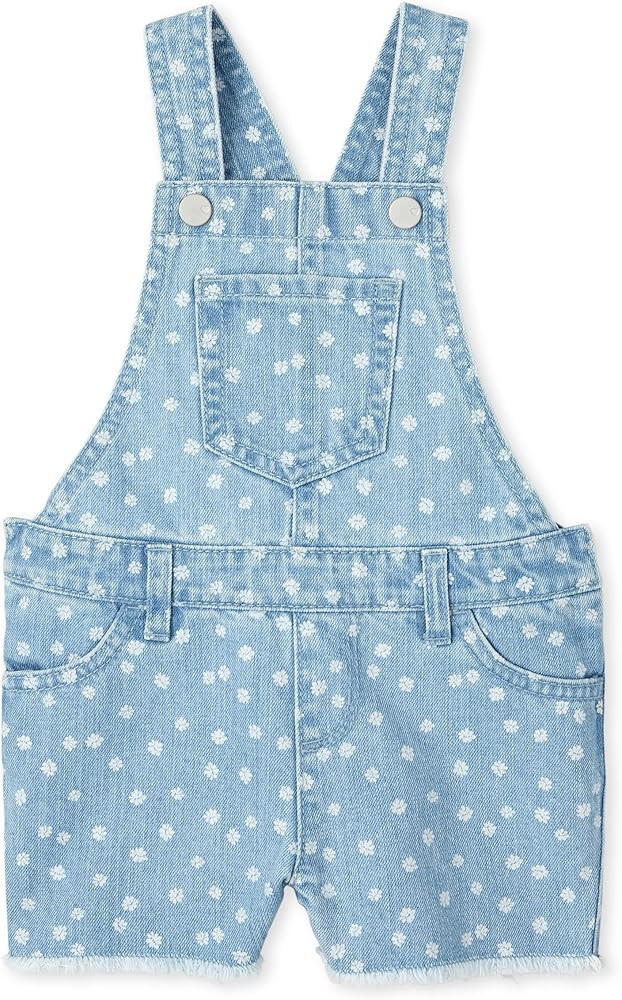 The Children's Place baby-girls And Toddler Girls Denim Shortalls | Amazon (US)