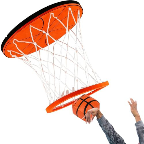 Mini Basketball Game for Bedroom - Wall Sports Ball Toy, Hanging Indoor Basketball Hoop on The Ceiling, Fun and Stress-Relieving Exercise Toy for Adults and Children Indoor Outdoor Bedroom School | Amazon (US)