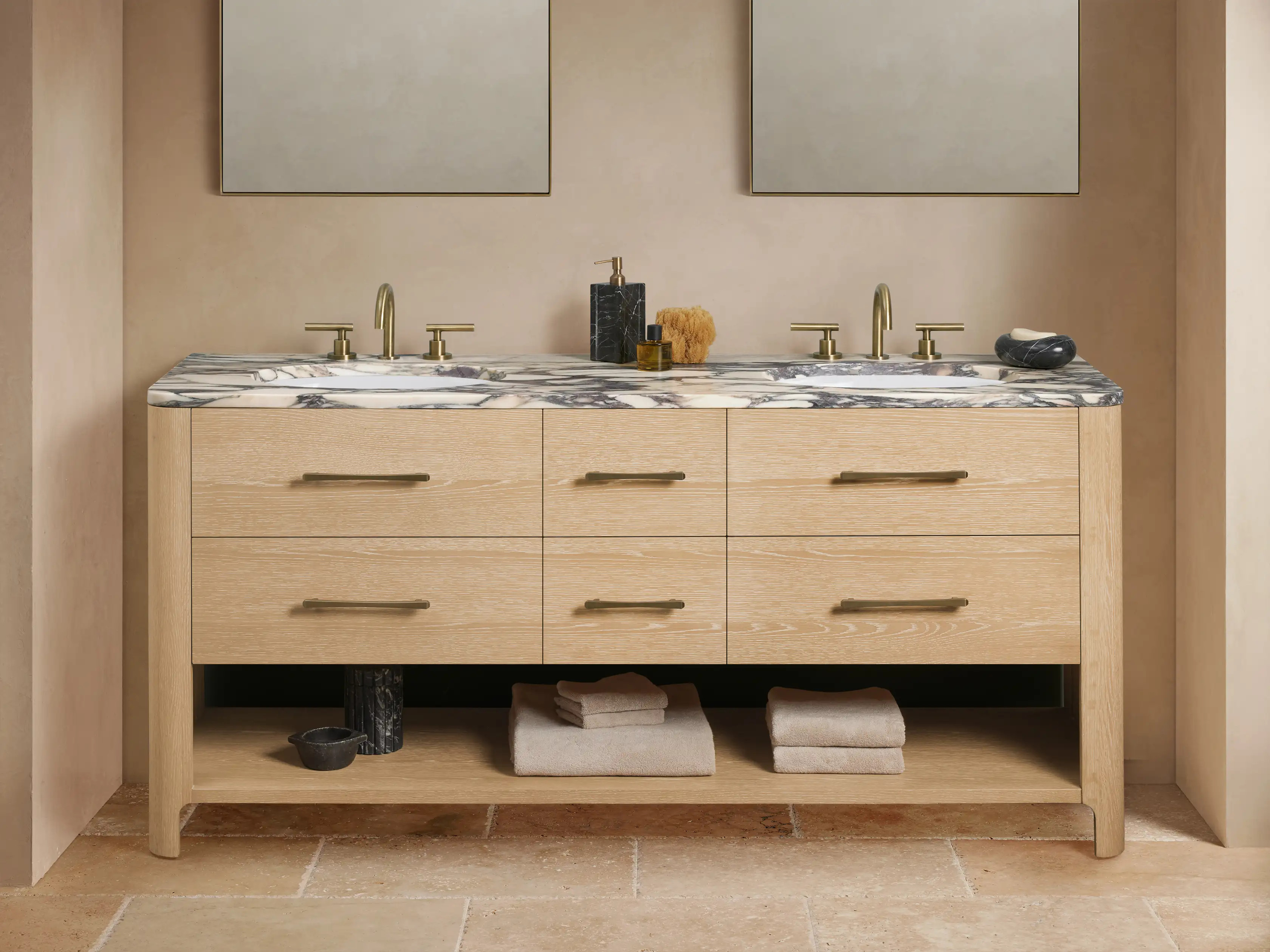 Calista Double Vanity | Arhaus