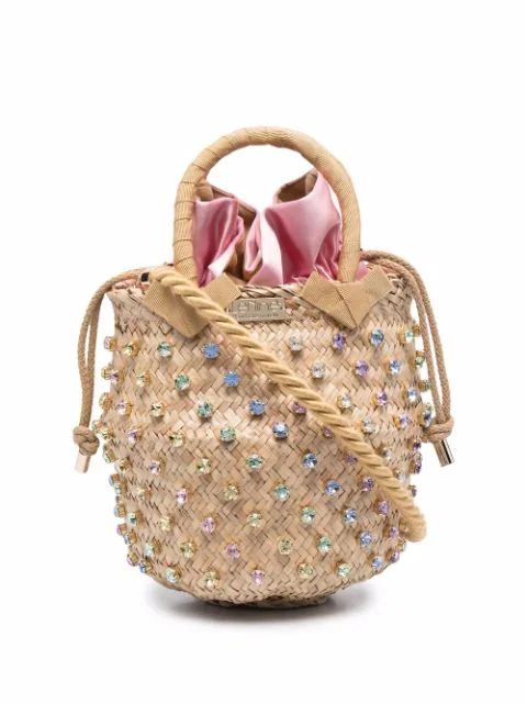 Nina Small basket bag | Farfetch (US)