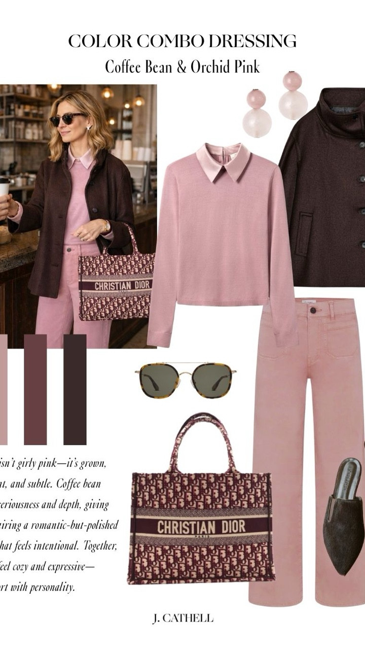 Cool color combinations that do all the work for you 🎨✨ From sky blue + champagne to grey + burgundy and rust + ivory, these pairings feel elevated, modern, and easy to wear. Perfect for refreshing your wardrobe with outfits that look styled and intentional—without overthinking it. Save this for color inspo and tap to shop each look. 

 #LTKStyle #ColorCombination #ColorInspo #ChicOutfits #ElevatedStyle #ModernWardrobe #NeutralStyle #StyledLooks #LTKFinds  

#LTKootd #LTKootd #LTKOver40