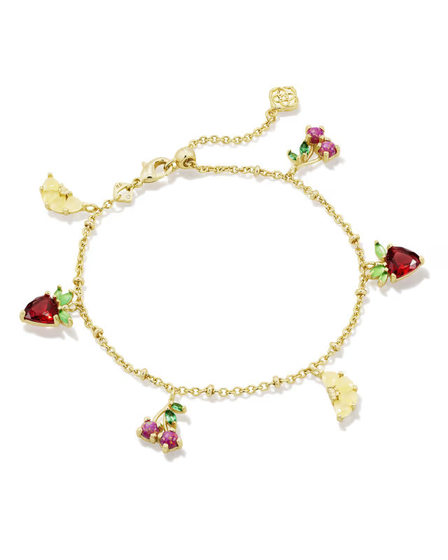 Fruit Gold Delicate Chain Bracelet in Multi Mix | Kendra Scott