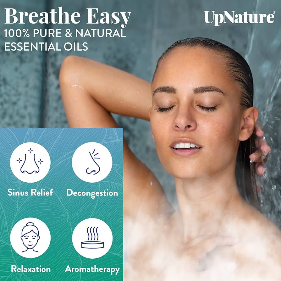 UpNature Shower Steamers Aromatherapy, Breathe 12pcs - Eucalyptus Shower Steamer with 100% Pure N... | Amazon (US)