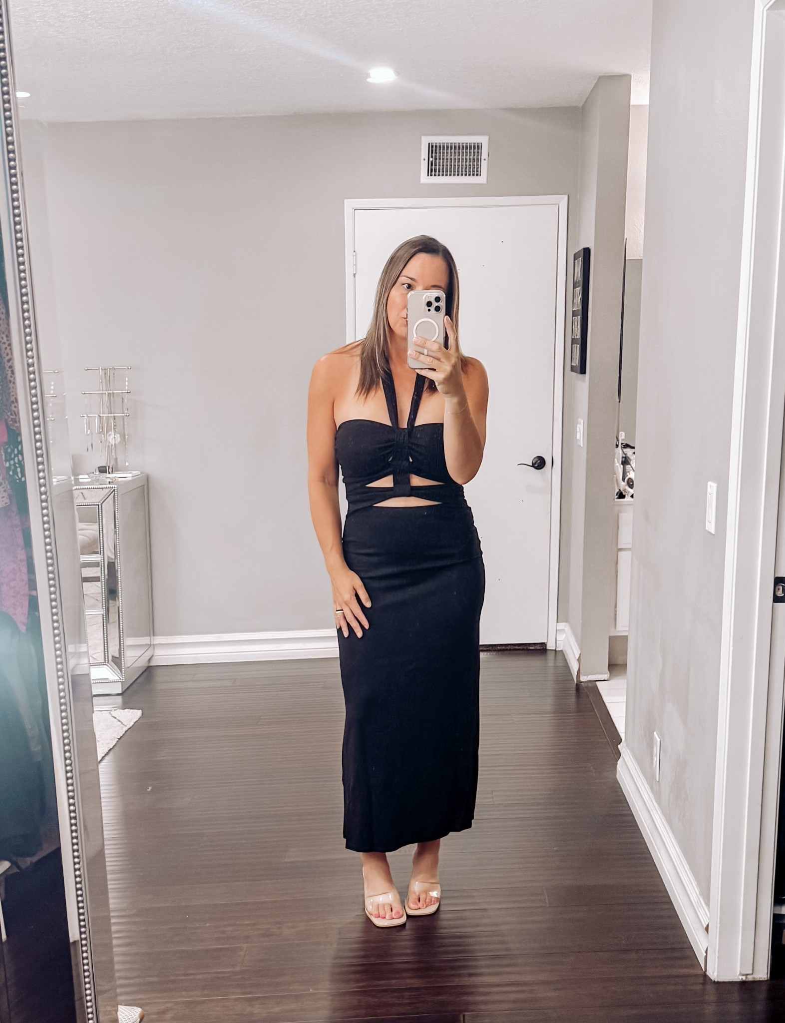 Vacay ready dress! For reference wearing a medium. Use code EVENT40 for 40% off. #LTKStyle #LTKFind #VacationReady #AffordableFashion #MaxiDress #VacationDress #SummerReady #MomStyle #OOTDInspo 

 #LTKOver40 #LTKSaleAlert #LTKTravel