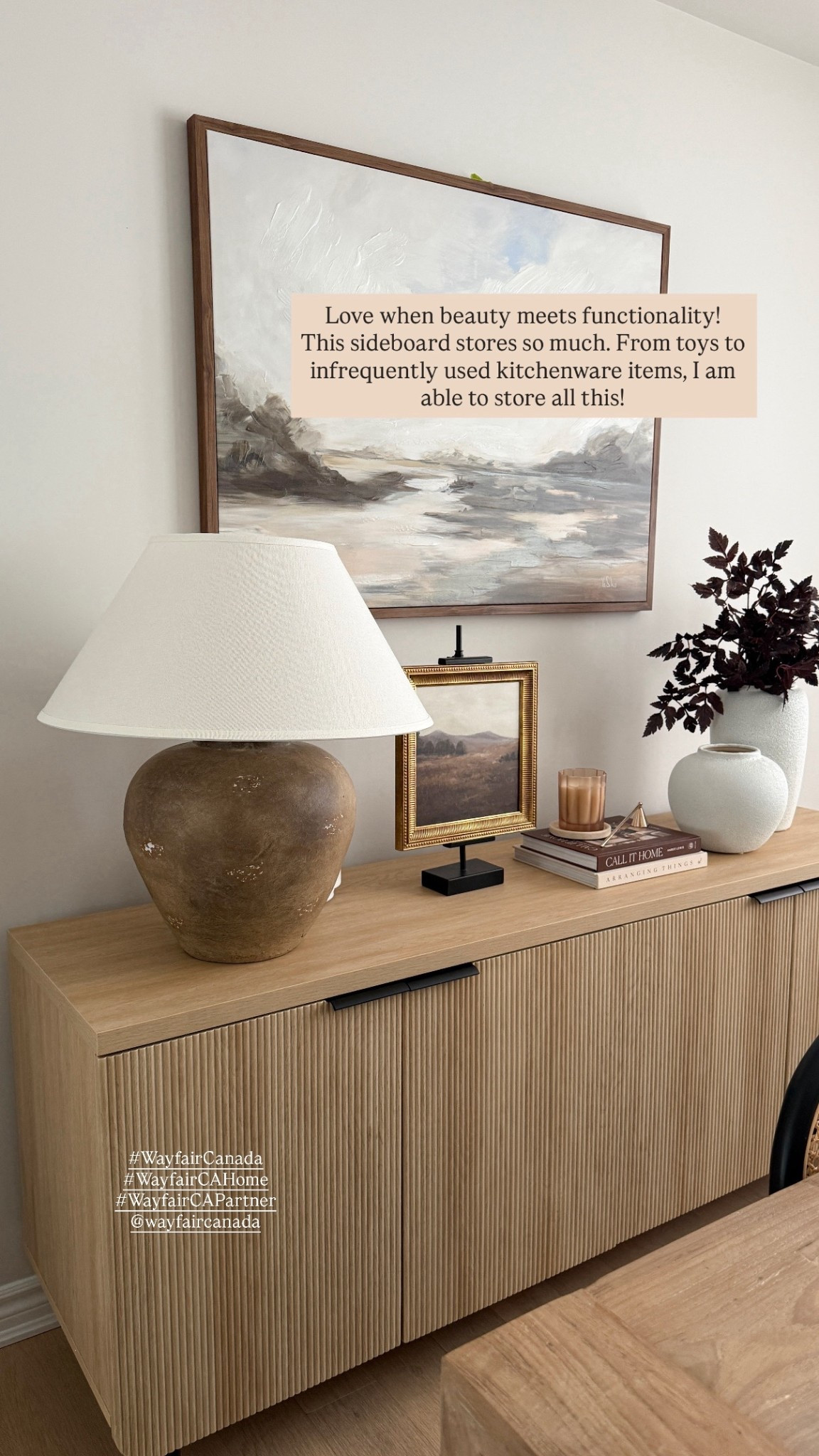 The sideboard that stores it all! 

Currently on sale for Wayfair Canada Boxing Week from now until January 1st, 2026! Enjoy fast shipping and savings up to 70% off! 

@wayfaircanada
#WayfairCanada #WayfairCAHome #WayfairCAPartner #liketkit #canadianhomes #ltksale #ltkcanada #ltkcasa 

#LTKholiday #LTKhome