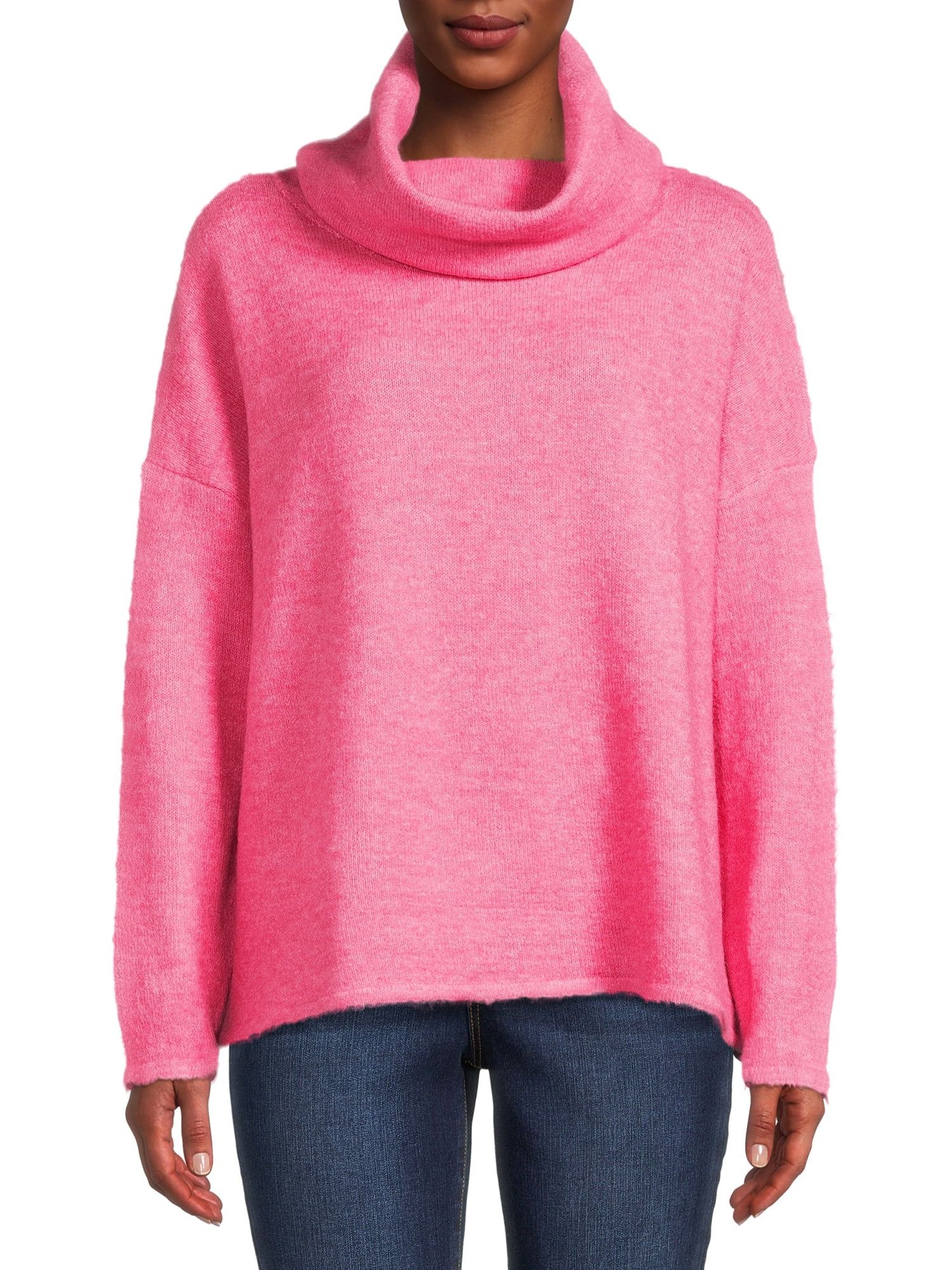 Dreamers by Debut Women's Cowl Neck Pullover Sweater | Walmart (US)