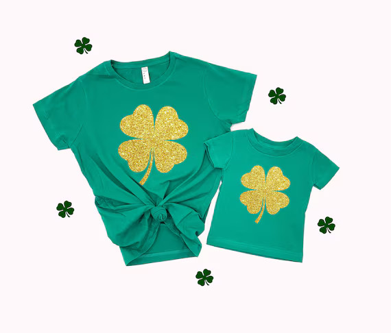 St. Patrick's day shirts, matching st pattys day shirts, mommy and me st pattys, mom and me st pa... | Etsy (US)
