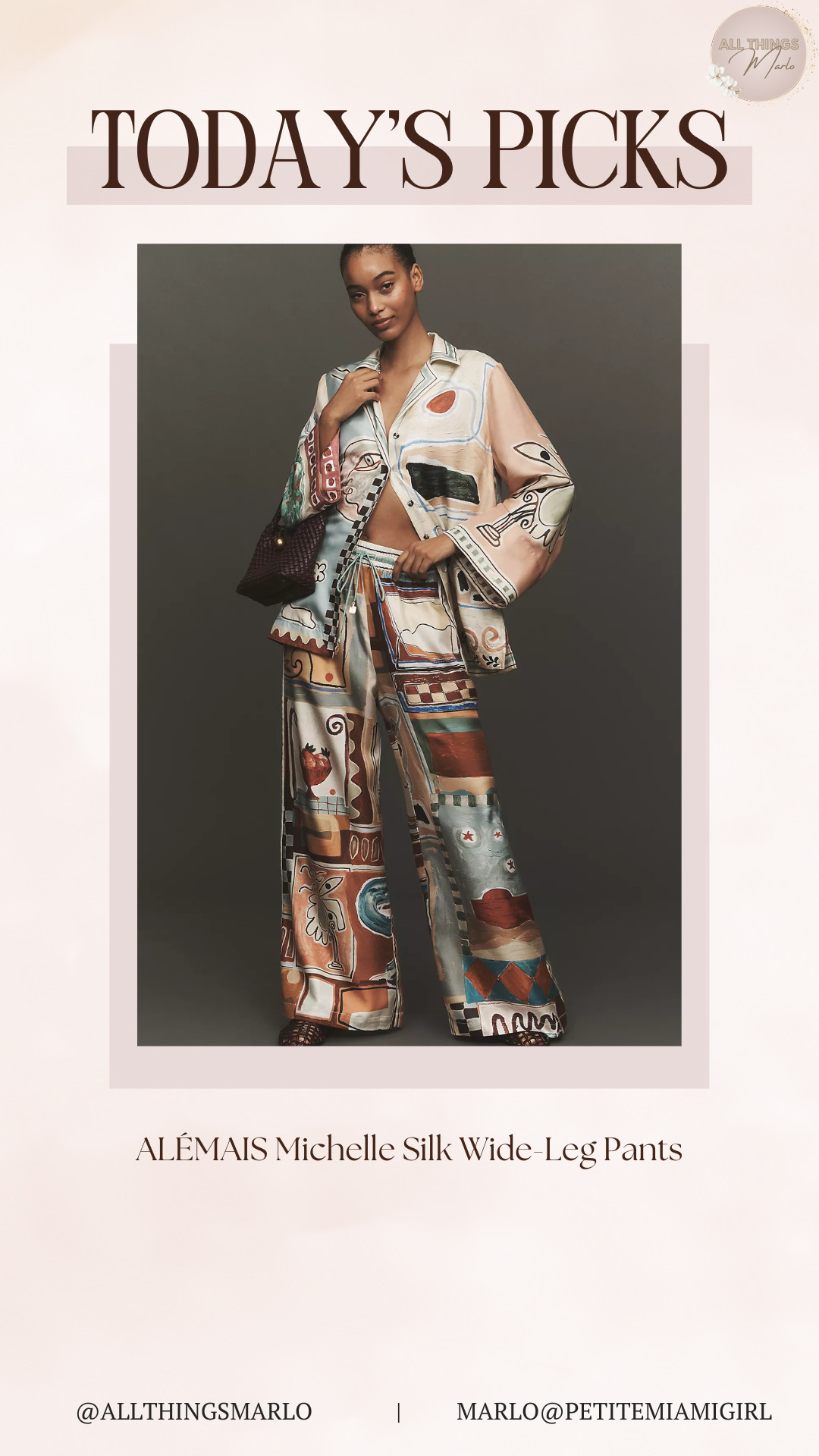 ALÉMAIS Michelle Silk Wide-Leg Pants 

 #LTKootd #LTKSeasonal #LTKOver40