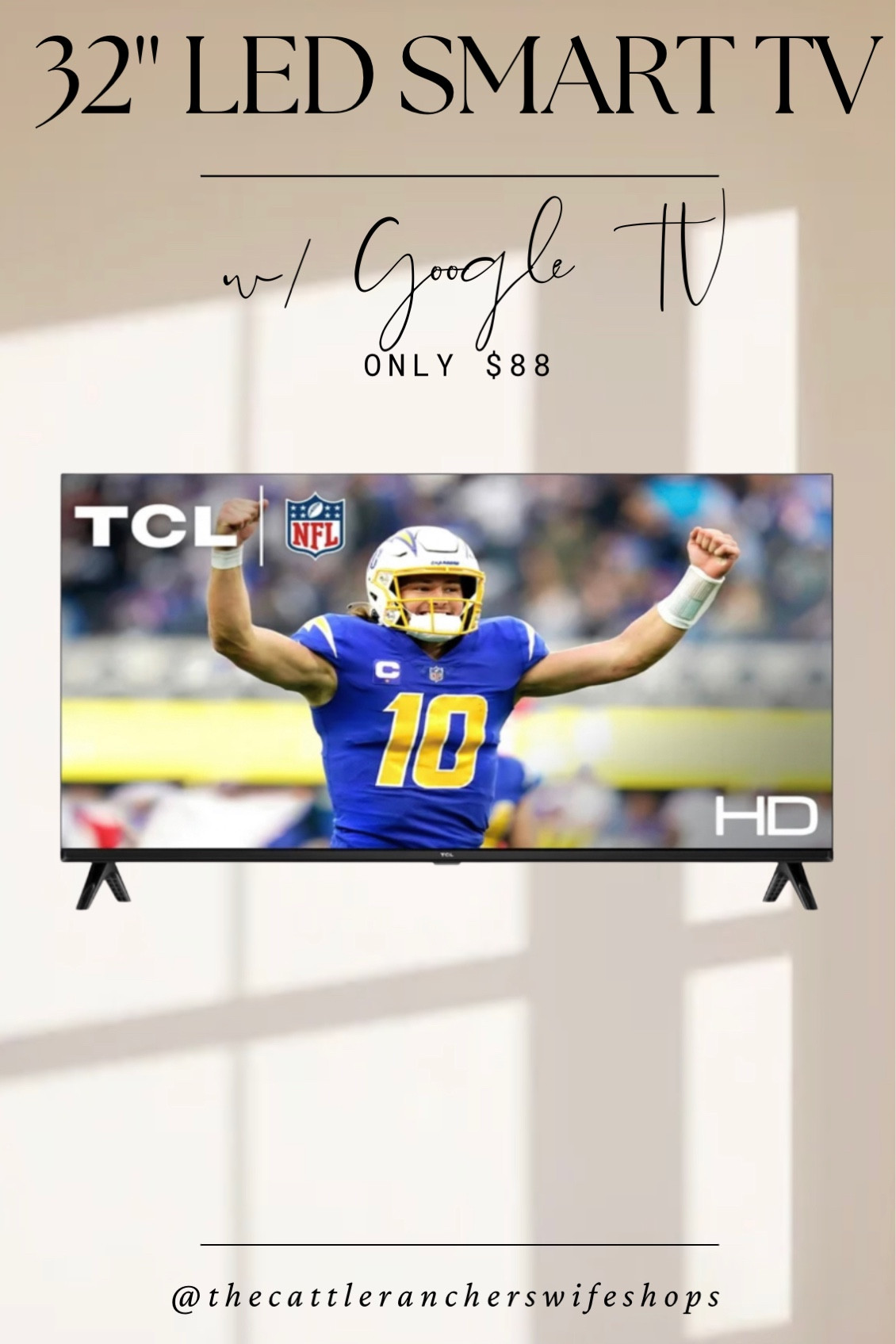 Go! This is a hot price on a LED smart TV with Google TV! Love a good deal? Have a great taste? I'm here to help!! Make sure you're following me and subscribe for my favorite finds! Xoxo - Kara #tv #smarttv #googletv #tvdeal @walmart #walmart #LTKWalmart 

#LTKSeasonal #LTKsalealert #LTKfindsunder100