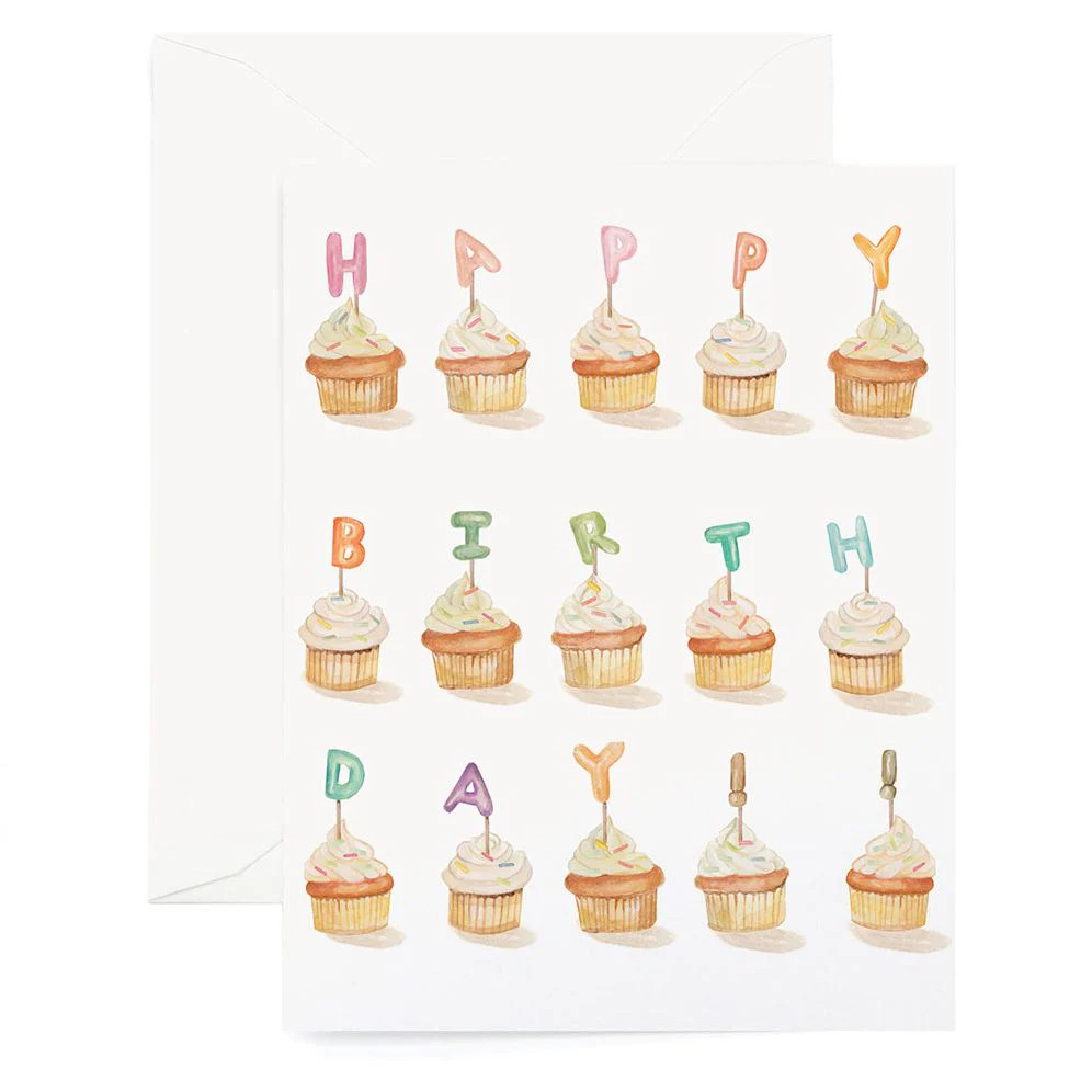 Cupcakes & Candles Birthday Card | Paper Source