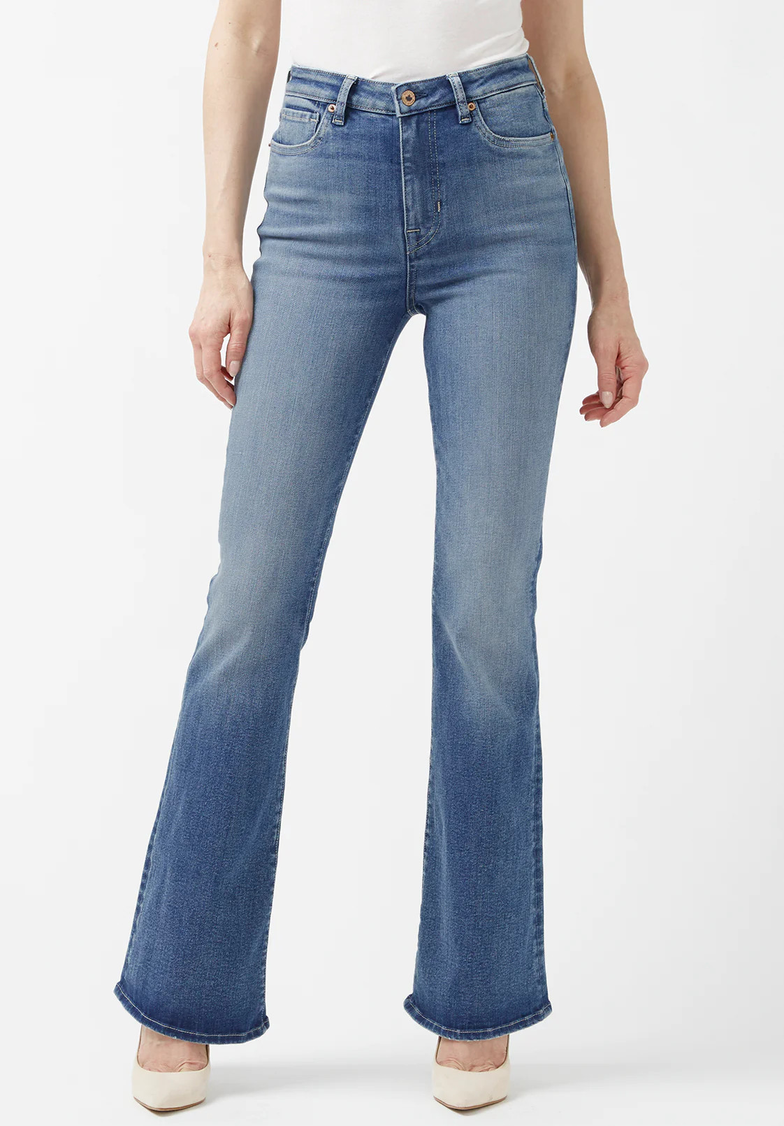 Joplin High Rise Flared Women’s Jeans - BL15899 | Buffalo David Bitton