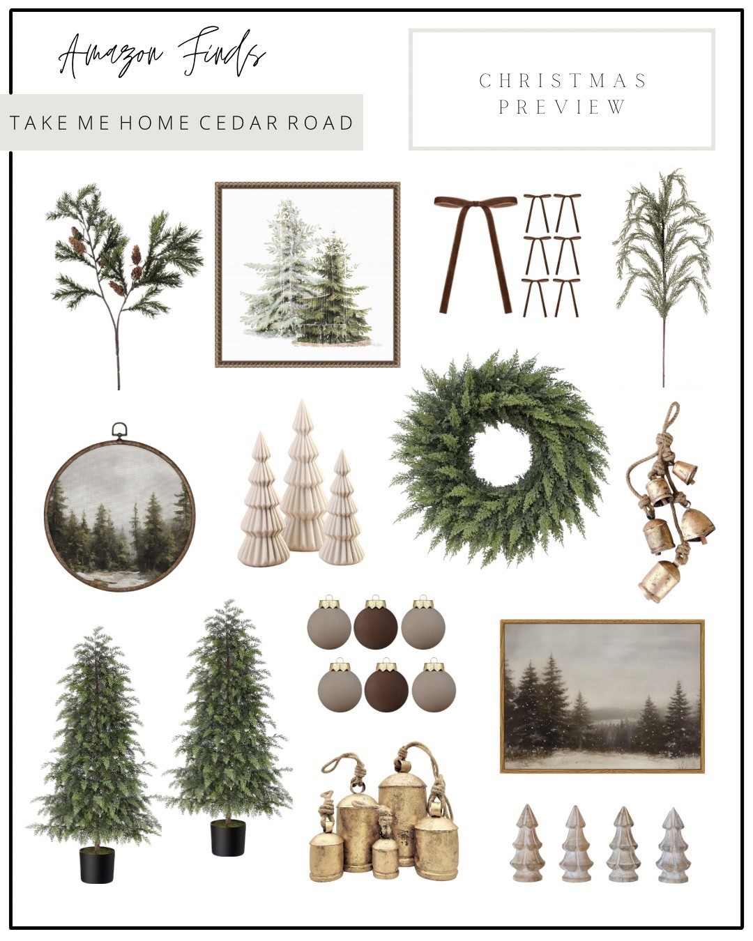 AMAZON FINDS - new Christmas decor I am loving! These are all so good! 

Christmas decor, Christmas wreath,  Christmas greenery, Christmas tree, Christmas art 

#LTKSeasonal #LTKHome #LTKSaleAlert