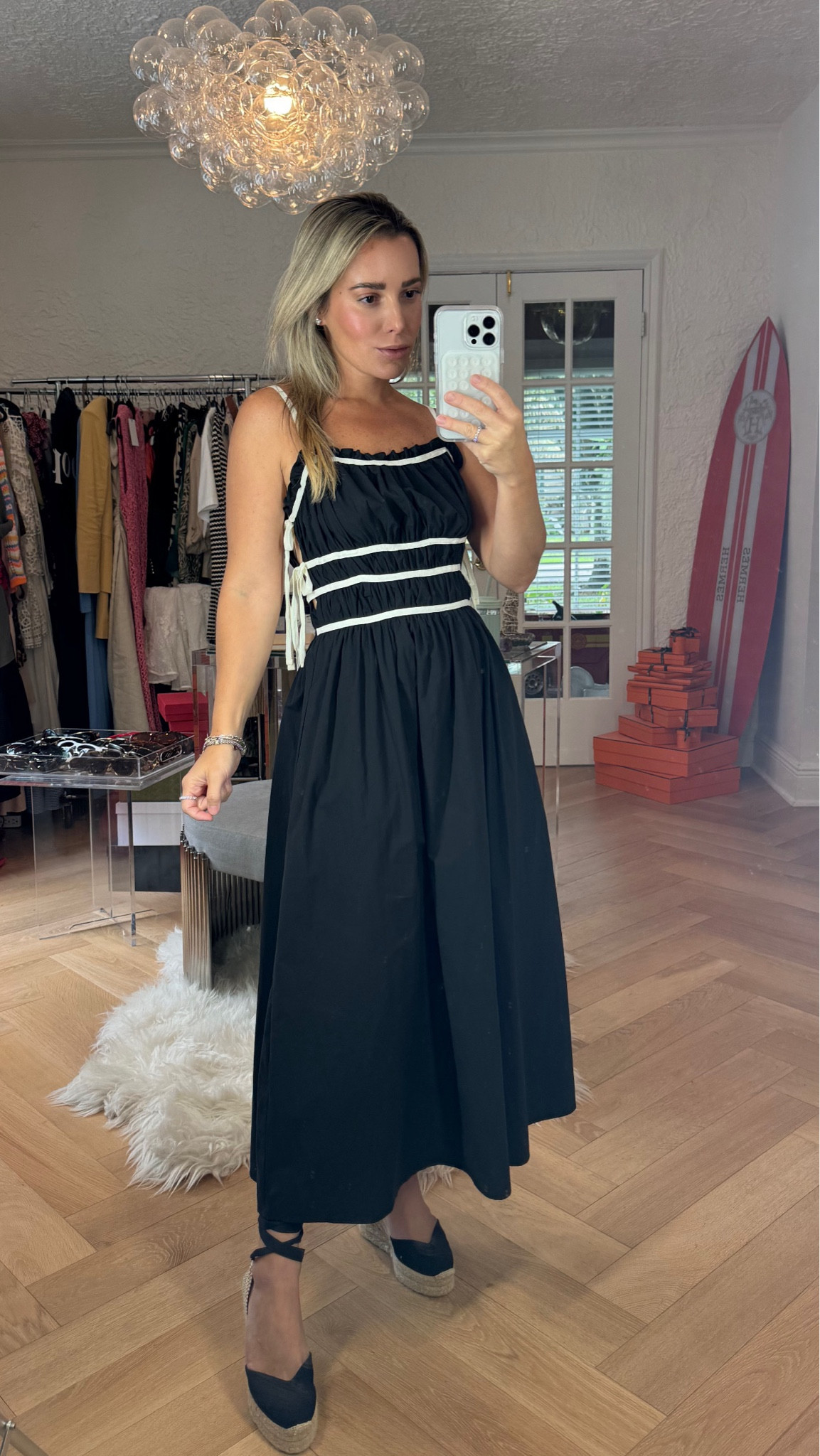 New Amazon Haul! How cute is this black summer dress? It has bow detailing on the sides and this black summer dress comes in other colors too.

Fits true to size and I’m 5’1. Wear with flats, black kitten heels, stilettos, or espadrilles. 

Black and white dress for summer, vacation dress, bow dress, European summer dress 

#LTKFindsUnder50 #LTKFindsUnder100 #LTKStyleTip