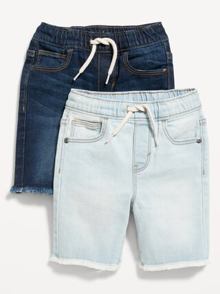 360° Stretch Pull-On Jean Shorts 2-Pack for Toddler Boys | Old Navy (US)