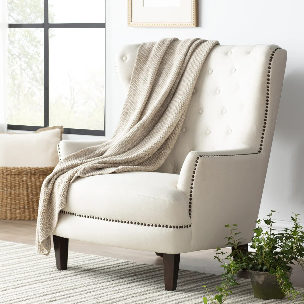 Cotton Knitted Throw Blanket | Joss & Main