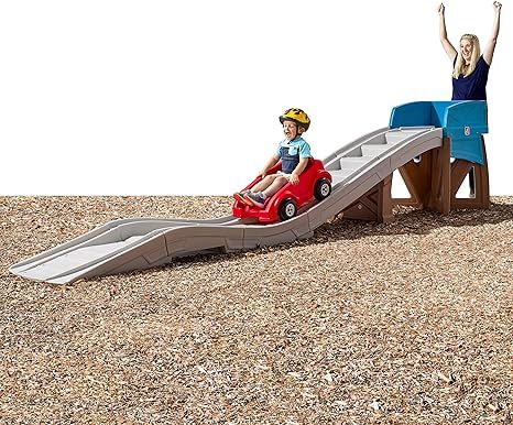 Step2 Extreme Thrill Coaster Toy for Kids, 14 Feet of Roller Coaster Track, Ride On Push Car, Out... | Amazon (US)