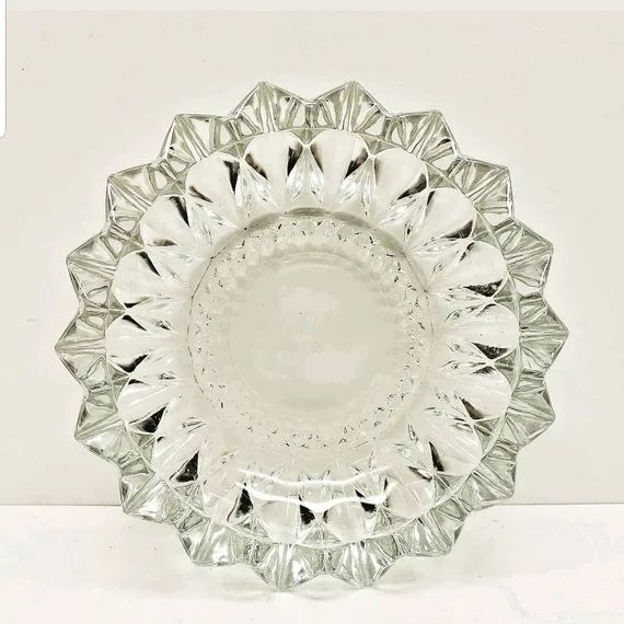 Vintage Decorative Crystal Glass Ashtray Dish Posh Crystal Ashtray Cigarette Ashtray Classic Crys... | Etsy (US)
