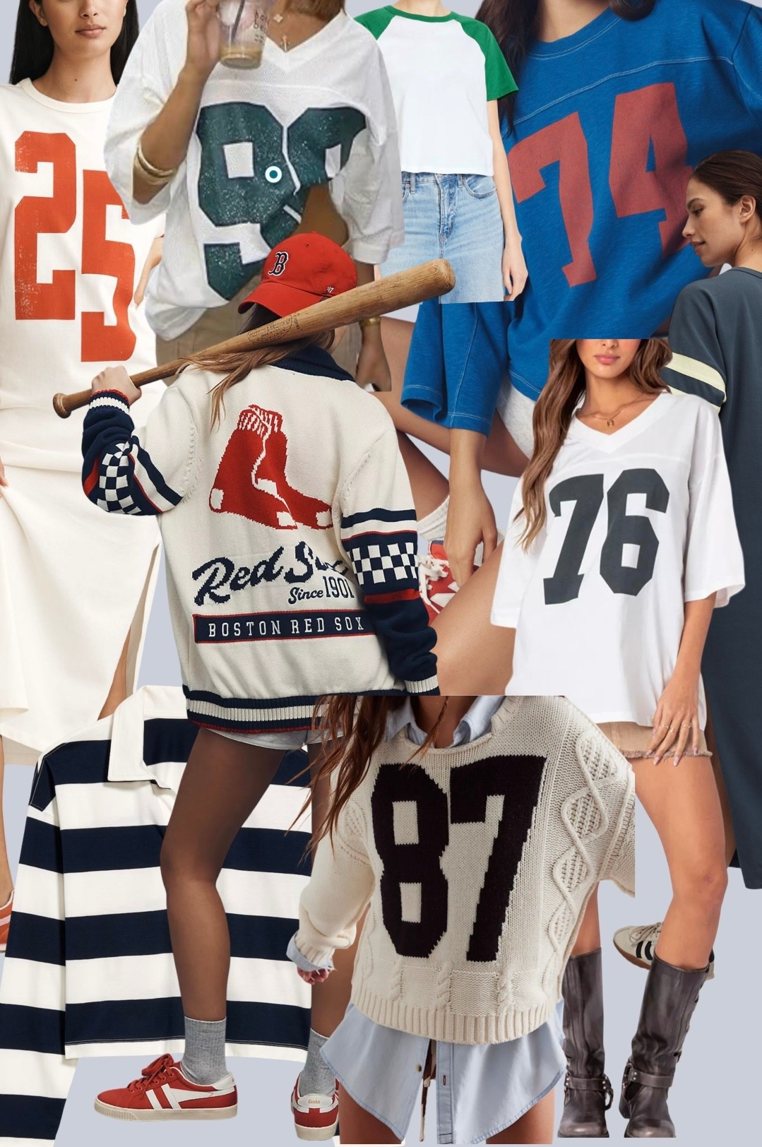 ~Varsity inspired tops, sweaters, tshirt dresses, jerseys 
~Baseball and football looks
~Fall outfits 
~Sunday looks 
~Brunch 

#LTKU #LTKActive #LTKSeasonal