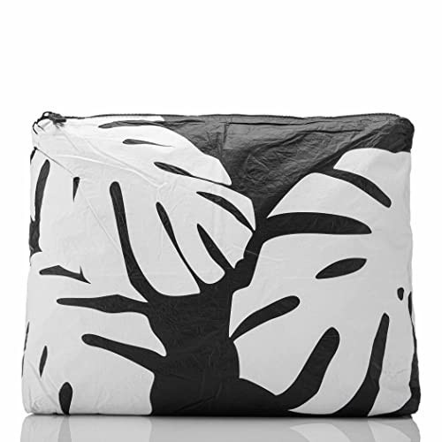 ALOHA Collection Max Pouch, Lightweight, Packable, & Splash-Proof - Durable, Washable, & Reusable Makeup Pouch for Cosmetics, Pool, Beach & Travel, Easy to Clean & Sustainable Material (14.5" x 11.5") | Amazon (US)